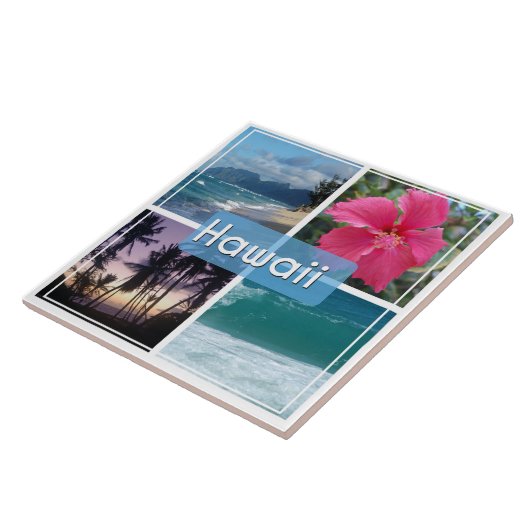 Hawaï Zeegezicht Tegeltje (Zijkant)