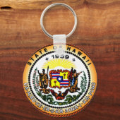 Hawaï-zegel Sleutelhanger (Voorkant)