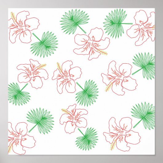 Hawaïaans 02 poster (Voorkant)