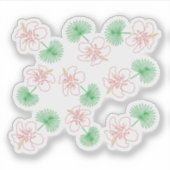 Hawaïaans 02 sticker (Voorkant)