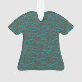 Hawaiaans Aloha Hemd  Ornament (achterkant)