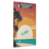 Hawaïaans/Aloha/Tropisch/strand Klembord (Rechts)