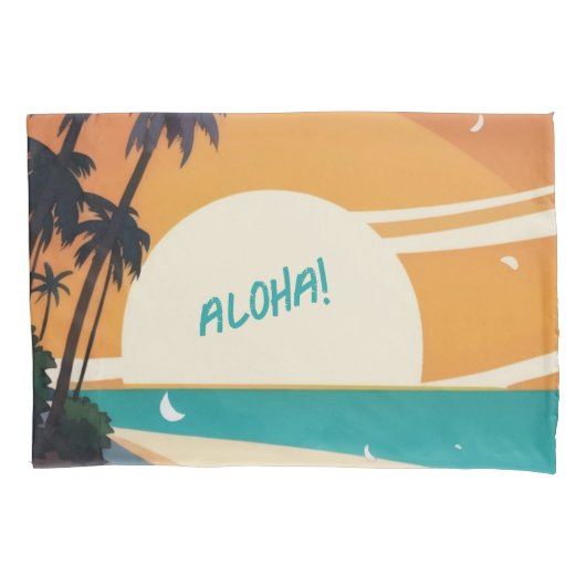 Hawaïaans/Aloha/Tropisch/strand Kussensloop (Voorkant)