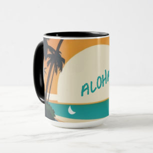 Hawaïaans/Aloha/Tropisch/strand Mok