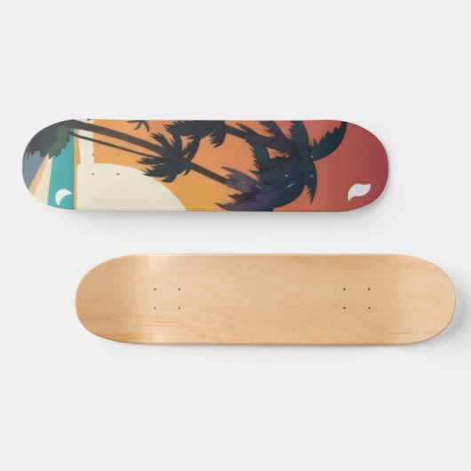 Hawaïaans/Aloha/Tropisch/strand Persoonlijk Skateboard (Horizontaal)