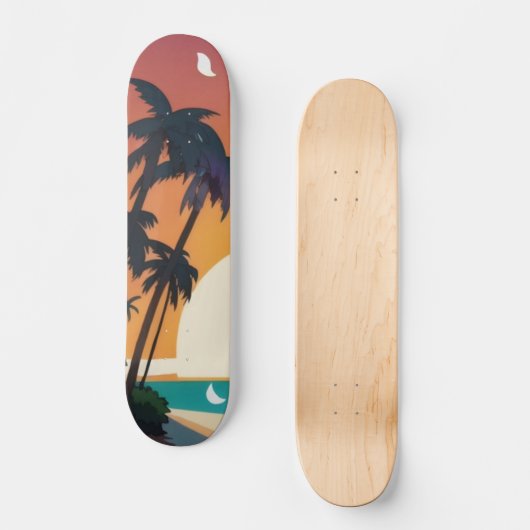 Hawaïaans/Aloha/Tropisch/strand Persoonlijk Skateboard (Voorkant)
