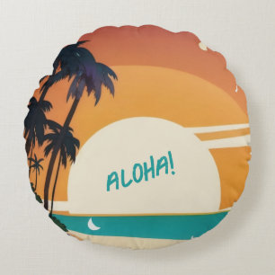 Hawaïaans/Aloha/Tropisch/strand Rond Kussen
