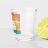 Hawaïaans/Aloha/Tropisch/strand Shot Glas (Rechts)