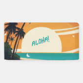 Hawaïaans/Aloha/Tropisch/strand Spandoek (Horizontaal)