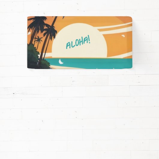 Hawaïaans/Aloha/Tropisch/strand Spandoek (Insitu)