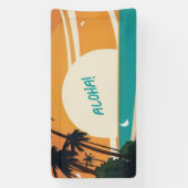Hawaïaans/Aloha/Tropisch/strand Spandoek (Verticaal)