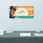 Hawaïaans/Aloha/Tropisch/strand Spandoek (Beurs)