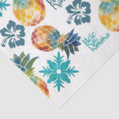 Hawaïaans ananas- en hibiscuspapier tissuepapier (Detail)