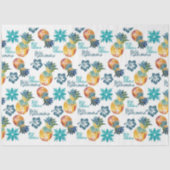 Hawaïaans ananas- en hibiscuspapier tissuepapier (Voorkant)