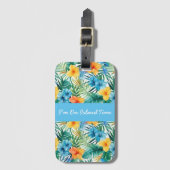 Hawaïaans Bagagelabel (Voorkant (verticaal))