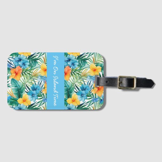 Hawaïaans Bagagelabel (Voorkant (horizontaal))