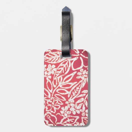 Hawaïaans Bagagelabel (Achterkant verticaal)