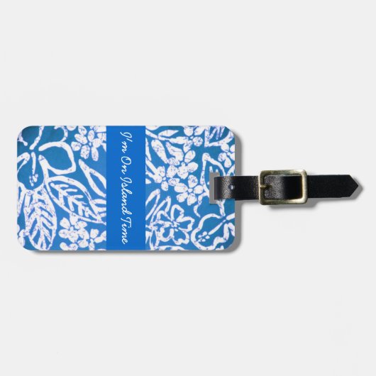 Hawaïaans Bagagelabel (Voorkant horizontaal)