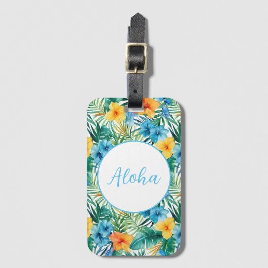 Hawaïaans Bagagelabel (Voorkant (verticaal))