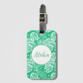 Hawaïaans Bagagelabel (Voorkant (verticaal))