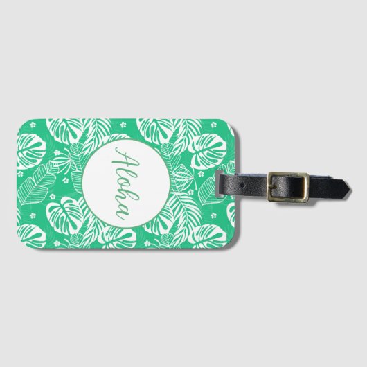 Hawaïaans Bagagelabel (Voorkant (horizontaal))