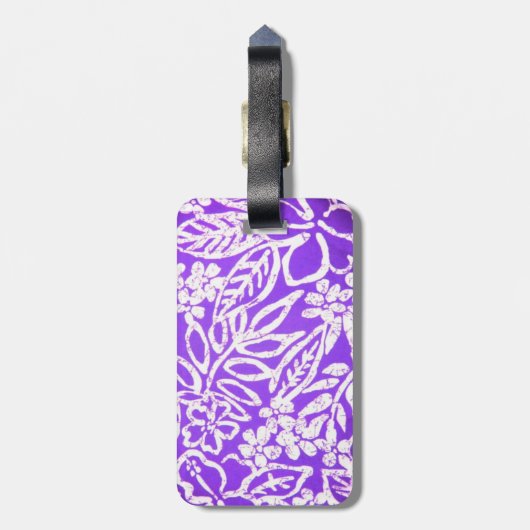 Hawaïaans Bagagelabel (Achterkant verticaal)