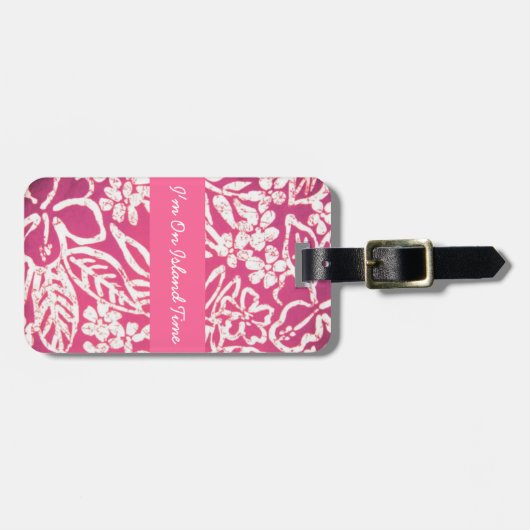 Hawaïaans Bagagelabel (Voorkant horizontaal)