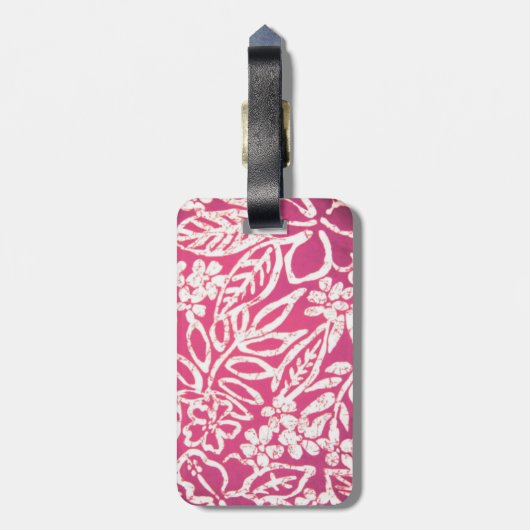 Hawaïaans Bagagelabel (Achterkant verticaal)