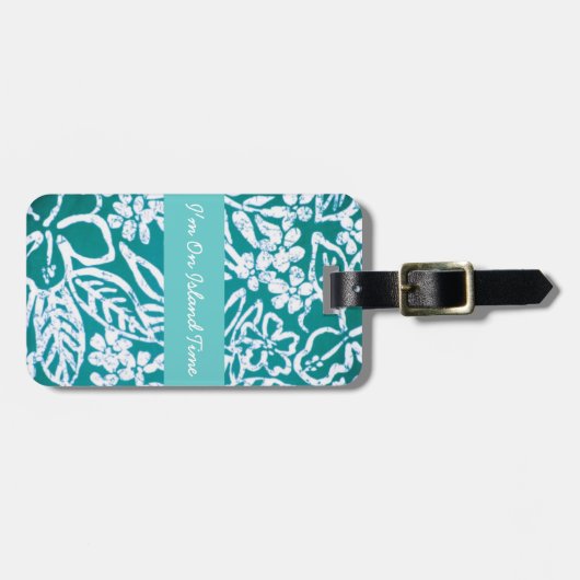 Hawaïaans Bagagelabel (Voorkant horizontaal)