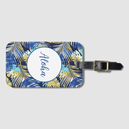 Hawaïaans Bagagelabel (Voorkant (horizontaal))