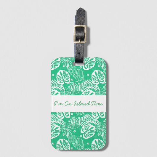 Hawaïaans Bagagelabel (Voorkant (verticaal))