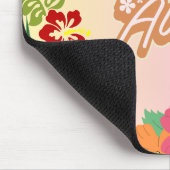 Hawaiaans bloemendeskaccessoire muismat (Hoek)