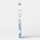 Hawaïaans , bloemenzomerpatroon. Case-Mate iPhone case (Achterkant / Links)