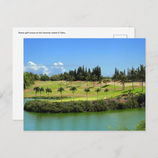 Hawaïaans Briefkaart (Voorkant / Achterkant)