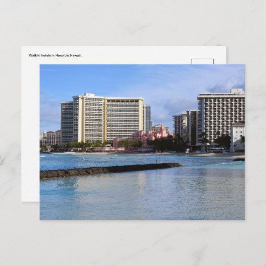 Hawaïaans Briefkaart (Voorkant / Achterkant)