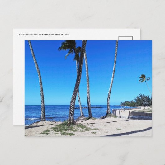 Hawaïaans Briefkaart (Voorkant / Achterkant)