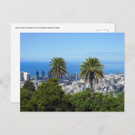 Hawaïaans Briefkaart (Voorkant / Achterkant)