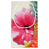 Hawaïaans Collectie Pananas Flowers Custom Klein Cadeauzakje (Achterkant)