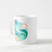 Hawaiaans Eiland 1 Koffiemok (Voorkant links)