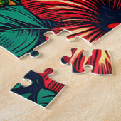 Hawaïaans eiland thema Legpuzzel (Zijkant)