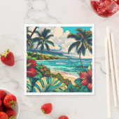  Hawaïaans eiland thema Servet (Insitu)