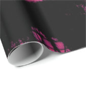 Hawaïaans Exotisch Palmboom Silhouet Cadeaupapier (Rol Hoek)