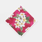 Hawaïaans feestje papieren servetten (Hoek)