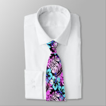 Hawaiaans gebloemd patroon roze aqua blauw