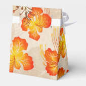 Hawaïaans gedrukte Ohai Alii v2 patroon Bedankdoosjes (Achterkant)