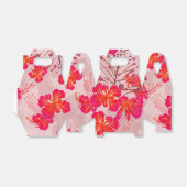 Hawaïaans gedrukte Ohai Alii v2 patroon Bedankdoosjes (Uitgevouwen)