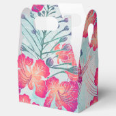 Hawaïaans gedrukte Ohai Alii v2 patroon Bedankdoosjes (Geopend)