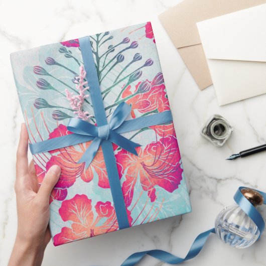 Hawaïaans gedrukte Ohai Alii v2 patroon Cadeaupapier (Geschenken)