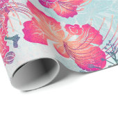 Hawaïaans gedrukte Ohai Alii v2 patroon Cadeaupapier (Rol Hoek)