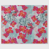 Hawaïaans gedrukte Ohai Alii v2 patroon Cadeaupapier (Vlak)